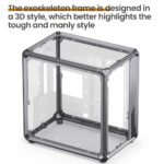 JONSBO X400 Gray ATX PC Case, Back-Connect Desktop Case - Image 7