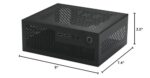 A09 Black MINI-ITX 0.8mm SPCC Desktop Computer Case Fit in Flex PSU - Image 6