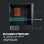 Zalman S4 ATX Mid-Tower Desktop Computer PC Case, 2 x 120mm Quiet Fans - Image 6
