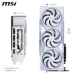 MSI GeForce RTX 5070 12G Gaming Trio OC White Graphics Board VD9067 - Image 6