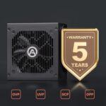 ARESGAME AGV Series 500W Power Supply, 80 Plus Bronze Certified - Image 6