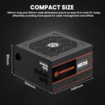ARESGAME AGV750 750W Power Supply, 80 Plus Bronze Certified - Image 6