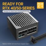 GOLDEN FIELD 650W Power Supply 80+ Gold Full Modular 650 Watt PC PSU ATX3.1 - Image 6
