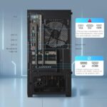 GPVHOSO Gaming PC Desktop, Intel Core i7 4th Gen, RX 590 8GB - Image 6