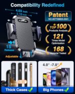 VANMASS Car Phone Holder 2026 Ultimate Military-Grade Strongest Suction & Clip - Image 6