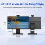 24" FHD All in One Desktop Computer, i5 CPU, 8GB RAM 256GB SSD - Image 6