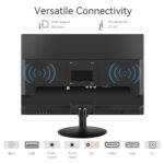 21.5 inch Computer Monitor 1920x1080 PC Monitor with HDMI VGA AV BNC USB Ports - Image 6