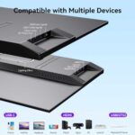 Kenowa 21.5" Large Portable Monitor FHD 1080P IPS 75Hz Frameless USB C HDMI - Image 6