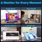 Upperizon Portable Monitor 21.5 inch FHD 110% sRGB 120Hz IPS HDR HDMI USB-C - Image 6