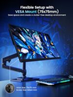 UPERFECT 18.5" 120Hz Portable Monitor, 125% sRGB Large Gaming Monitor - Image 6