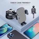Phone Mount for Car Phone Holder [Military-Grade Suction & Stable Clip] Car - Image 6