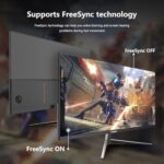 24 Inch Computer Monitor, 180Hz FHD 1080P VA Screen, 99% sRGB, 1ms - Image 6