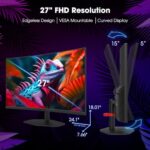 Sceptre Curved 27-inch Prime Gaming Monitor 1500R 100Hz HDMI X2 DisplayPort 1ms - Image 6