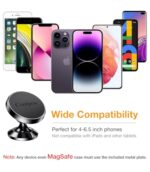 Coolpow【2 Packs Magnetic Phone Holder for Car【Strong Magnet】 Phone Holders for - Image 6