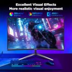 ZZA 32 Inch Curved Gaming Monitor, 240Hz High Refresh Rate, FHD 1920x1080P - Image 6