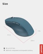 Lenovo Yoga Pro Mouse, Bluetooth, USB-C Rechargable, Dual Mode Bluetooth - Image 6