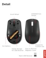 Lenovo 530 Wireless Mouse – Full Size Computer Mouse for PC, Laptop - Image 6