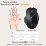 Uineer Wireless Mouse, 2.4GHz Rechargeable Computer Mouse, Battery Display - Image 6