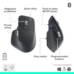 Logitech MX Master 3S Bluetooth Wireless Mouse No Receiver - Graphite - Image 6