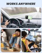 Jononser Suction Phone Mount for Car Dashboard/Windshield - 360°Adjustable - Image 6