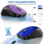 Mouse for MacBook Wireless Bluetooth Laptop Mac Pro Air Mice with Jiggler - Image 6