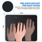 JIKIOU Mouse Pad with Stitched Edge, Perfect Size-10.2x8.3in Black - Image 6