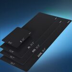 Senetem 4-Pack Mouse Pad, Smooth Gaming Mousepad, Non-Slip Black - Image 6