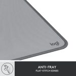 Logitech Desk Mat Studio Series Large Pad 30L x 70W cm - Mid Grey - Image 6