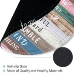 Inspirational Quote Work Mouse Pad, Positive Small Round Mousepad - Image 6