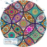 BOSOBO Cute Mouse Pad, Round Mandala Mouse Mat with Design - Image 7