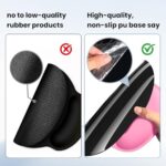 Pink Mouse pad with Wrist Rest,Relieving Pain Memory Foam Computer pad - Image 6