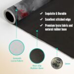Extended Gaming Mouse Pad, Large Mouse Mat 3 mm Nature Rubber Base Mousepad with - Image 6