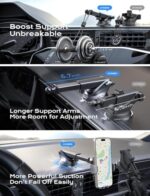 Wireless Car Charger, 15W Fast Charging Auto Clamping Phone Holders for Your Car - Image 6