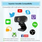 ToLuLu 1080P Webcam with Microphone, HD Webcam Web Camera with Tripod Stand - Image 6