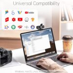 1080P HD Webcam with Noise-Canceling Mic, Auto Light Correction - Image 6