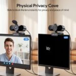 1080P Webcam with Microphone Noise Reduction Auto Exposure - Image 6