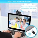 XPCAM HD 1080p Webcam with Microphone,USB Web Camera for Computer PC Laptop - Image 6