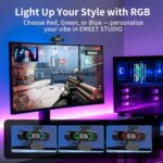 EMEET C60E Dual-Camera 4K Webcam for Streaming, Wide-Angle & Telephoto - Image 6