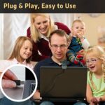 Septekon 1080P HD Webcam with Microphone, Streaming Computer Web Camera for - Image 6