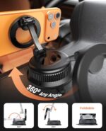 Magnetic Car Phone Holder for MagSafe, Reinforced Zinc Alloy Hinge - Image 6