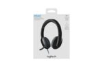 Logitech High-Performance USB Headset H540 Windows and Mac - Black - Image 6