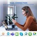 awatrue Wireless Headset with Mic for Work, Noise Canceling for Clear Calls - Image 6