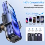 ACMEZING 3-in-1 Car Phone Holder, Suction Cup & Air Vent Dashboard Mount - Image 6