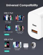 [4 Pack] USB C Charger Block Fast Charging Multiport Adpater [PD 20W USB-C & QC - Image 6