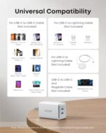 Anker Nano 47W Fast Charger USB C, 2-Port Compact Foldable USB C GaN Charger for - Image 6