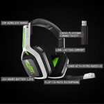 ASTRO Gaming Logitech G A20 Gen 2 Wireless Headset Xbox - White/Green - Image 6
