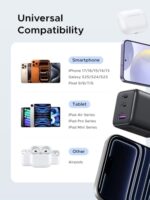 UGREEN 3-Port 30W USB C Charger Block, GaN II Type C Fast Charging, Black - Image 6