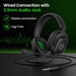 GlomTheia Flare X Wired Gaming Headset with Mic for Xbox Series S/X PS5 PC - Image 6