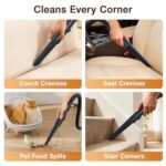 Portable Carpet & Upholstery Cleaner, 18Kpa Carpet Cleaner Machine for Deep - Image 6