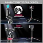ULANZI MT-44 Auto Open Phone Tripod, 59" Extendable Selfie Stick Vlog Stand - Image 6